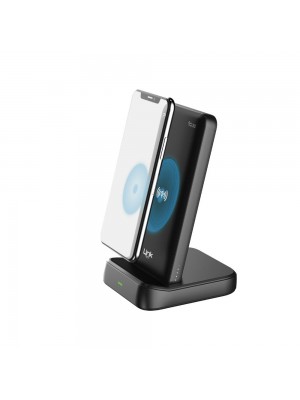 WS10 Premium Quick Charge 3.0 with stand 10.000 mAh Wireless Powerbank