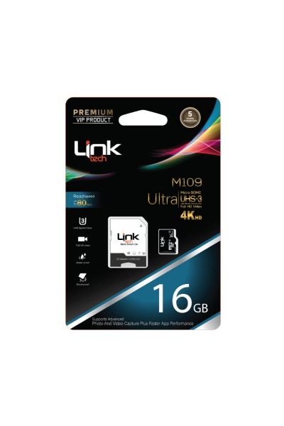 Premium Micro SD Ultra 16GB 80MB/S Hafıza Kartı-LMC-M109