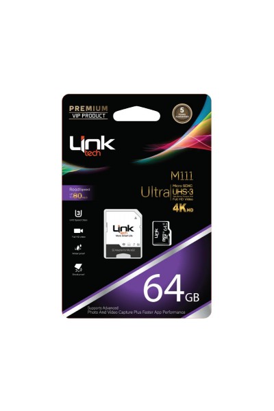 Premium Micro SD Ultra 64GB 80MB/S Hafıza Kartı-LMC-M111