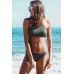 Angelsin Tankini Bikini Takım Yeşil