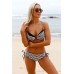 Angelsin Siyah Beyaz Destekli Bikini Altı