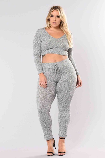 Merry See Eşofman Pijama Takım Gri MS4051-Gri Merry See Eşofman Pijama Takım Gri