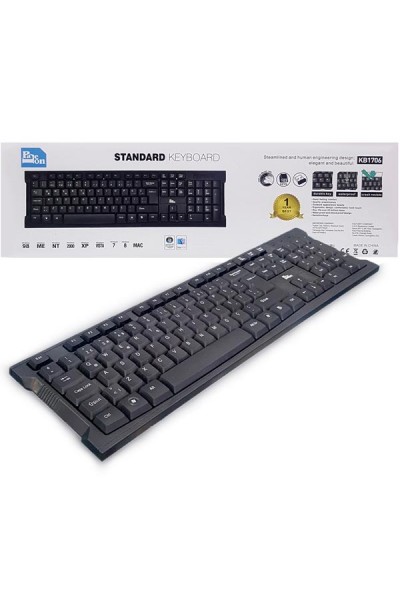 Bilgisayar Klavyesi-USB-Standart - KB1706-KB1706