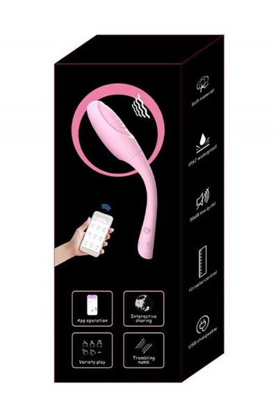 Censan Telefon Kontrollü Şarjlı Vibratör Açık Pembe Censan Telefon Kontrollü Şarjlı Vibratör Açık Pembe