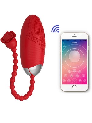Censan Telefon Kontrollü Yumurta Vibratör Kırmızı
