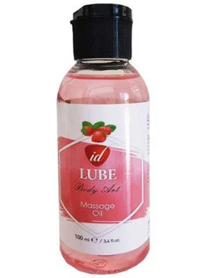 ID Lube Çilek Aromalı Masaj Yağı 100ML