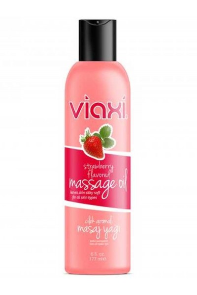 Viaxi Masaj Yağı Çilek Aromalı 177 ml.