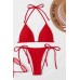 Angelsin Brezilya Model Bağlamalı Bikini Altı Kırmızı