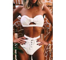 Angelsin özel Tasarım Bikini Altı Beyaz