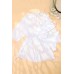 Angelsin şifon Pareo Plaj Elbisesi Cover Up Kimono Beyaz