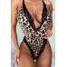 Merry See Leopar Babydoll Gecelik Body çok Renkli