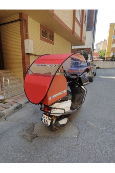 Motosiklet Şemsiyesi Kırmızı