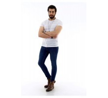 Erkek Y. Tint Lazer Tırnaklı Denim Jean Pantolon