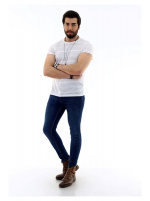 Erkek Y. Tint Lazer Tırnaklı Denim Jean Pantolon