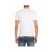 Erkek Kırık Beyaz Düz Yaka Basic Body Tişört