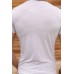 Erkek Açık Gri Bisiklet Yaka Düz Basic Tişört Tshirt