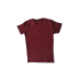 Erkek Bordo Bisiklet Yaka Likralı Basic Body Tişört Tshirt