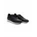 Brutale siyah hakiki deri erkek spor (sneaker) ayakkabı-TZC-BRUTALE-SD