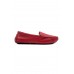 Likya kadın kırmızı hakiki deri loafer ayakkabı-TZC-LIKYA-KRD