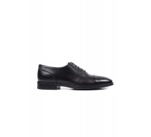 Mostar siyah hakiki deri klasik erkek ayakkabı