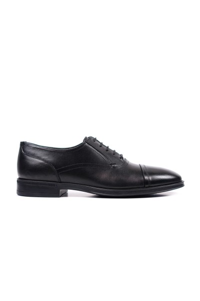 Mostar siyah hakiki deri klasik erkek ayakkabı-TZC-MOSTAR-SD