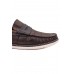 Pergamon kahve kroko desenli hakiki deri erkek günlük loafer ayakkabı-TZC-PERGAMON-KKD