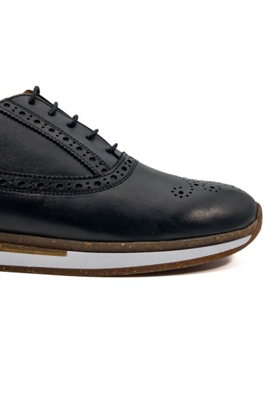Presto siyah hakiki deri siyah taban günlük erkek ayakkabı-TZC-PRESTO-DST