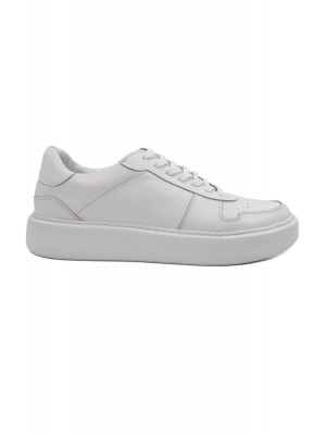 Rush beyaz hakiki deri erkek spor ayakkabı (sneaker) ayakkabı