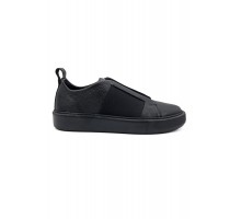 Shadow siyah hakiki deri siyah taban erkek spor (sneaker) ayakkabı