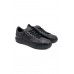 Strada siyah deri-siyah taban hakiki deri erkek spor (sneaker) ayakkabı-TZC-STRADA-SDST
