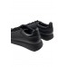 Twin siyah hakiki deri erkek spor (sneaker) ayakkabı-TZC-TWIN-1SD