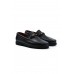 Louvre siyah hakiki deri erkek loafer ayakkabı-TZC-LOUVRE-SD