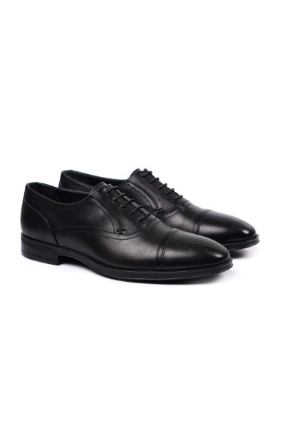 Mostar siyah hakiki deri klasik erkek ayakkabı-TZC-MOSTAR-SD