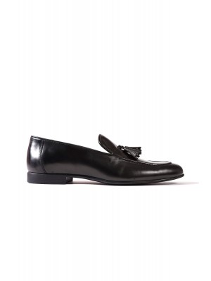Seranad siyah hakiki deri klasik erkek ayakkabı