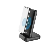 WS10 Premium Quick Charge 3.0 with stand 10.000 mAh Wireless Powerbank