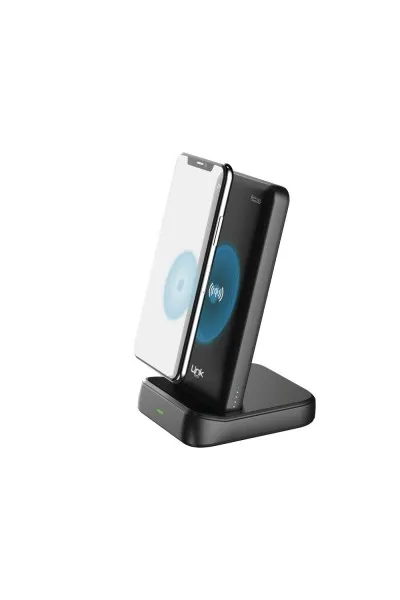 WS10 Premium Quick Charge 3.0 with stand 10.000 mAh Wireless Powerbank LPP-WS10 WS10 Premium Quick Charge 3.0 with stand 10.000 mAh Wireless Powerbank