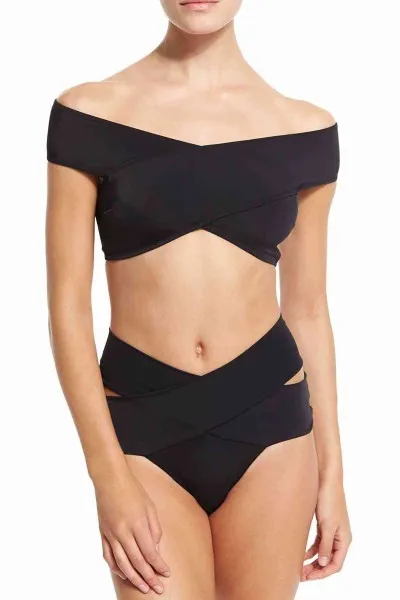 Angelsin Siyah özel Tasarım Bikini Takım Angelsin Siyah özel Tasarım Bikini Takım