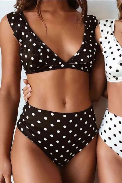 Angelsin Puantiyeli Bikini Takım çok Renkli Angelsin Puantiyeli Bikini Takım çok Renkli