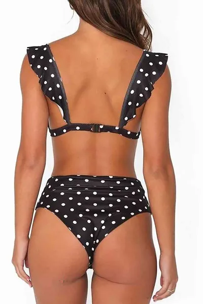 Angelsin Puantiyeli Bikini Takım çok Renkli Angelsin Puantiyeli Bikini Takım çok Renkli