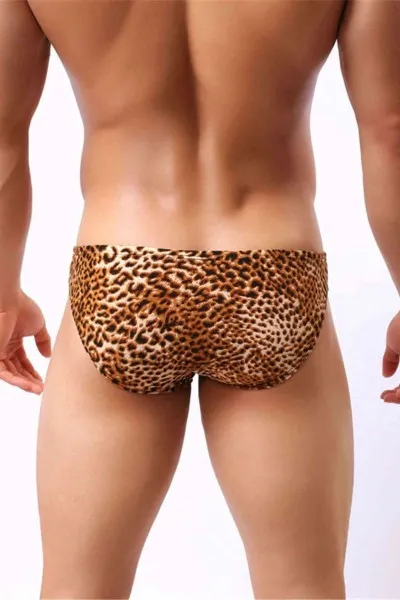 Merry See Leopar Desenli Erkek Slip Merry See Leopar Desenli Erkek Slip