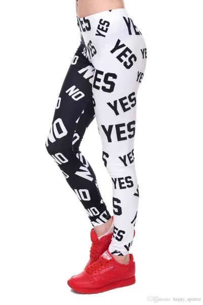 Merry See Yes - No Baskılı Tayt çok Renkli Merry See Yes - No Baskılı Tayt çok Renkli