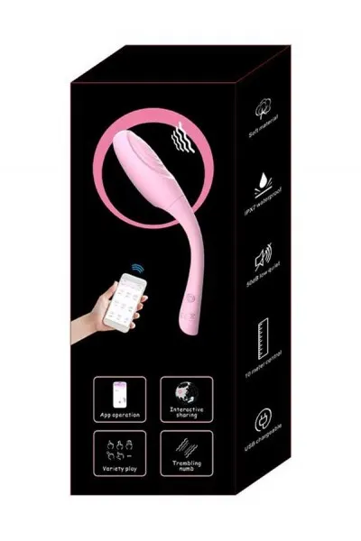 Censan Telefon Kontrollü Şarjlı Vibratör Açık Pembe Censan Telefon Kontrollü Şarjlı Vibratör Açık Pembe