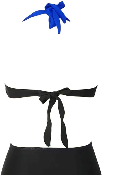 Angelsin Mavi Siyah Bikini üstü Angelsin Mavi Siyah Bikini üstü