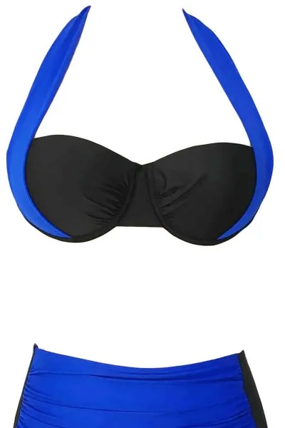 Angelsin Mavi Siyah Bikini üstü Angelsin Mavi Siyah Bikini üstü