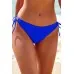 Angelsin özel Tasarım Bağlamalı Bikini Altı Mavi