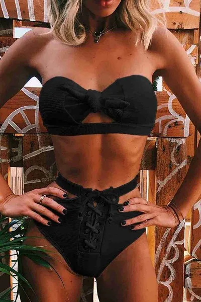 Angelsin özel Tasarım Bikini Altı Siyah Angelsin özel Tasarım Bikini Altı Siyah