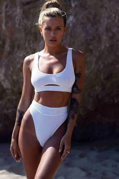 Angelsin şık Bikini Altı Beyaz Angelsin şık Bikini Altı Beyaz