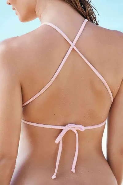 Angelsin Pembe Tankini Bikini Takım Angelsin Pembe Tankini Bikini Takım