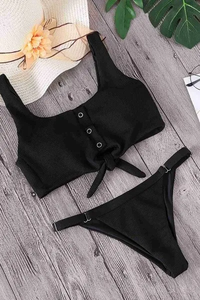 Angelsin Siyah Bikini üstü Siyah Angelsin Siyah Bikini üstü Siyah