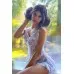 Merry See Dantel Gecelik Babydoll İç Giyim Beyaz